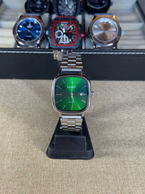 Casio Watch – Japan Movement Analog Date Display 50M Water Resistant