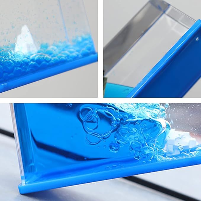 Cruise Ship Blue – Never-Sinking Fluid Drift Bottle Decoration