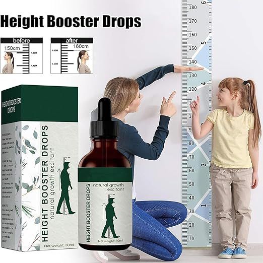 Height Booster Drops (30ml) – Natural Growth Support for Kids | Essential Nutrients for Healthy Development
