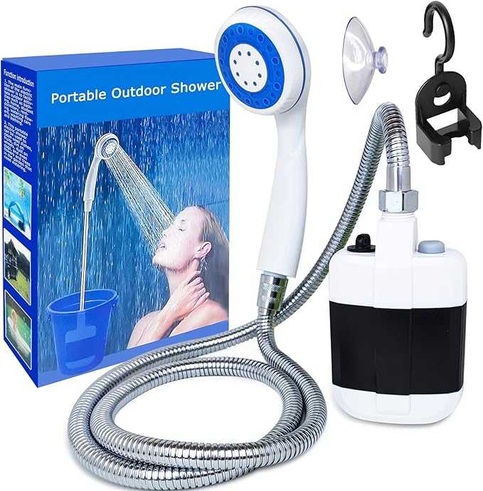 Portable Camping Shower – Rechargeable Electric Outdoor Shower