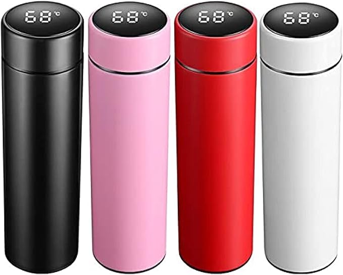 Vacuum Flask LED Temperature Display Water Bottle – 500ml