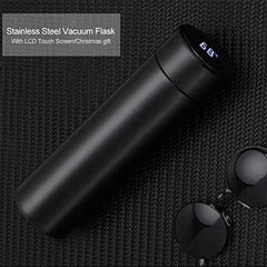 Vacuum Flask LED Temperature Display Water Bottle – 500ml