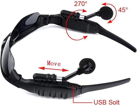 Bluetooth Smart Sunglasses – Wireless Audio Sunglasses with UV Protection & Hands-Free Calls