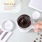 Self Stirring Mug 380ml with Lid – Auto Magnetic Mixing Cup for Coffee & Protein