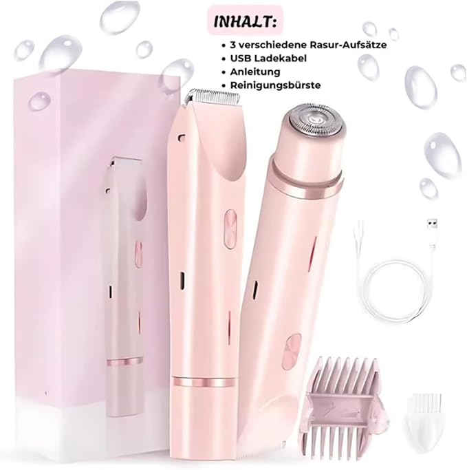 SilkySplash 2-in-1 Women’s Razor & Trimmer – Smooth Precision & Total Freedom