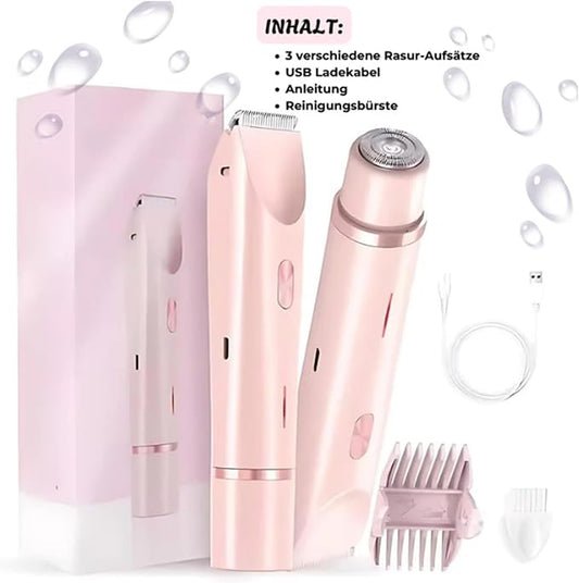 SilkySplash 2-in-1 Women’s Razor & Trimmer – Smooth Precision & Total Freedom