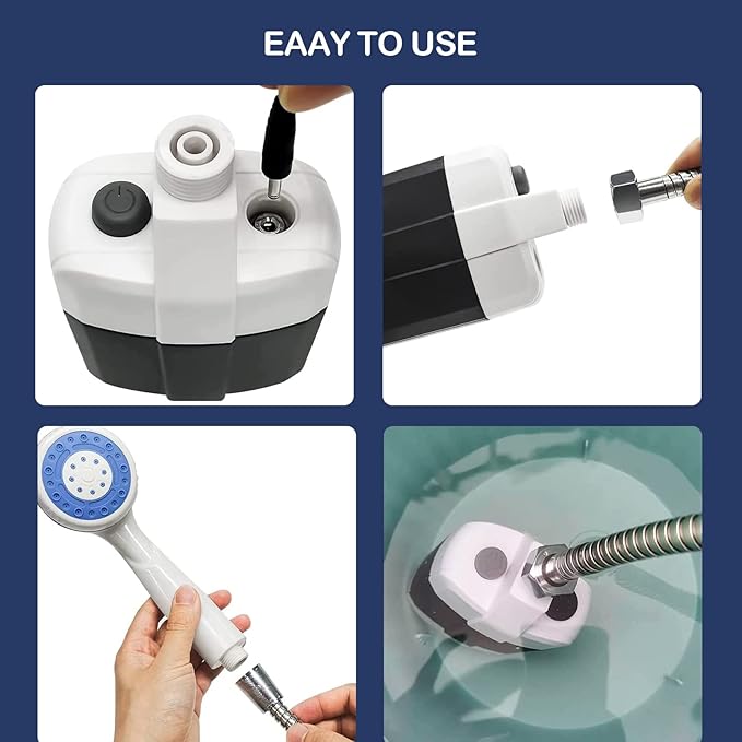Portable Camping Shower – Rechargeable Electric Outdoor Shower
