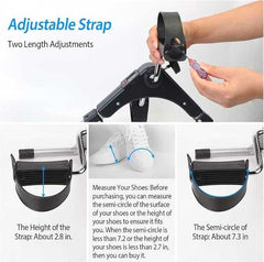 Arm Leg Exercise Peddler Machine – Under Desk Foldable Pedal Exerciser | Adjustable Resistance Mini Bike