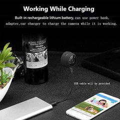 Mini Wireless Security Camera – 1080P HD Magnetic WiFi Camera for Home & Outdoor