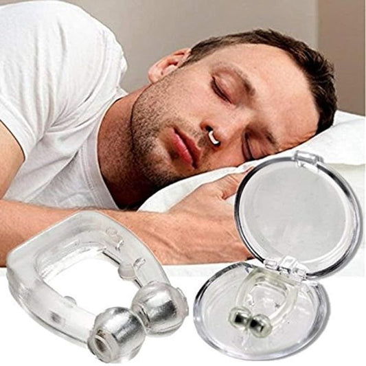 Anti Snoring Nose Clip – Magnetic Nasal Dilator | Natural Snore Prevention Sleep Aid