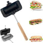 Breakfast Sandwich Maker – Non-Stick Panini Press Grill for Camping & Home