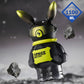 Bunny Robo Water Bottle 1100ml – Leak-Proof Kids Sipper with Straw & Sling
