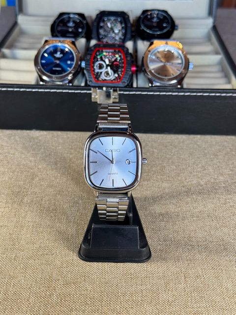 Casio Watch – Japan Movement Analog Date Display 50M Water Resistant