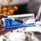 Cruise Ship Blue – Never-Sinking Fluid Drift Bottle Decoration