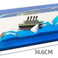 Cruise Ship Blue – Never-Sinking Fluid Drift Bottle Decoration