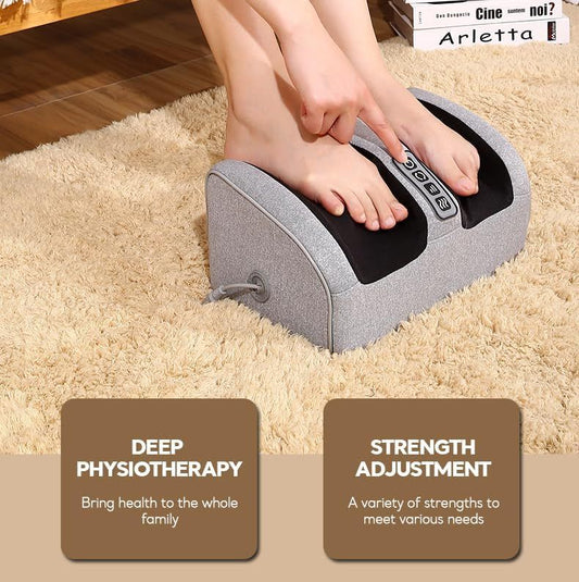Electric Foot Massager – Professional Deep Kneading Foot Therapy | Timing Control Circulation Booster
