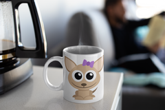 Adorable Bulldog Personalised Your Name Gift Mug