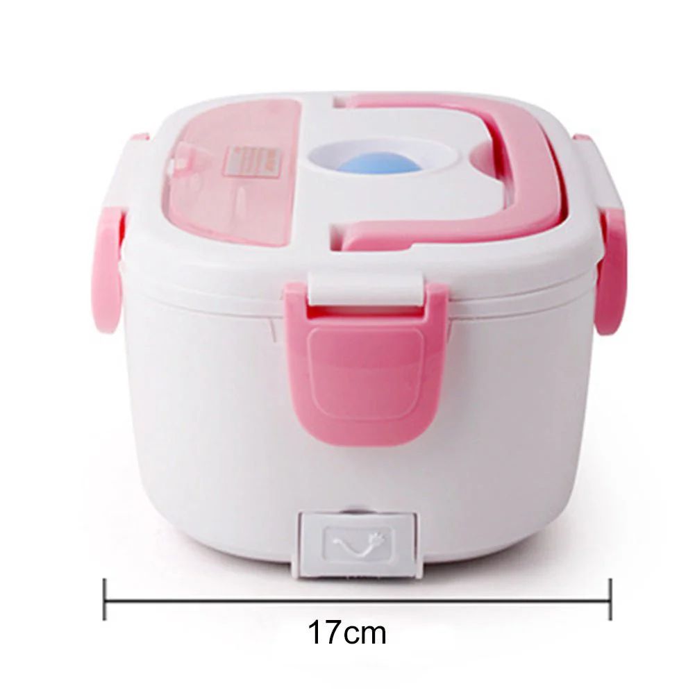 Portable Electric Lunch Box Heater – 12V Car Food Warmer with Steam Vent