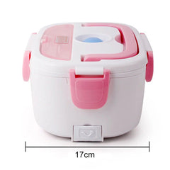 Portable Electric Lunch Box Heater – 12V Car Food Warmer with Steam Vent
