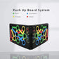Push-Up Board – Non-Slip Collapsible Multi-Function Push Up Training System | 120KG Weight Capacity
