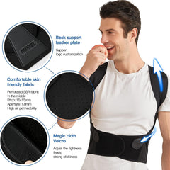 Posture Belt – Adjustable Back Brace Posture Corrector | Spine & Shoulder Support for Men & Women