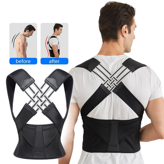 Posture Belt – Adjustable Back Brace Posture Corrector | Spine & Shoulder Support for Men & Women