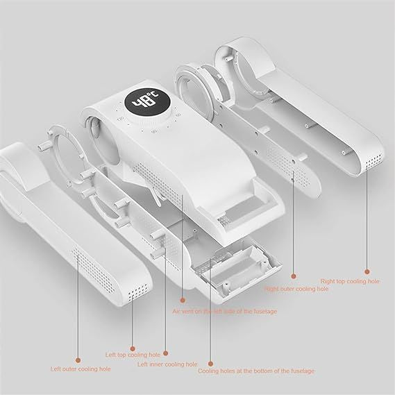 Electric Shoe Dryer – 42°C Constant Heat Boot Dryer with 120-Min Timer