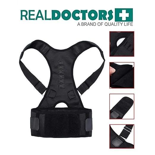 Shoulder Back Support Belt – Posture Corrector & Pain Relief Brace | Breathable Adjustable Fit