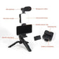 Smartphone & Camera Vlogging Studio Kit – U-Shaped Grip with Cold Shoe Mount